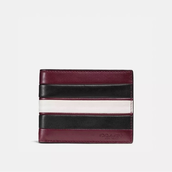Coach Other - Coach Slim Billfold Wallet with Varsity Stripe